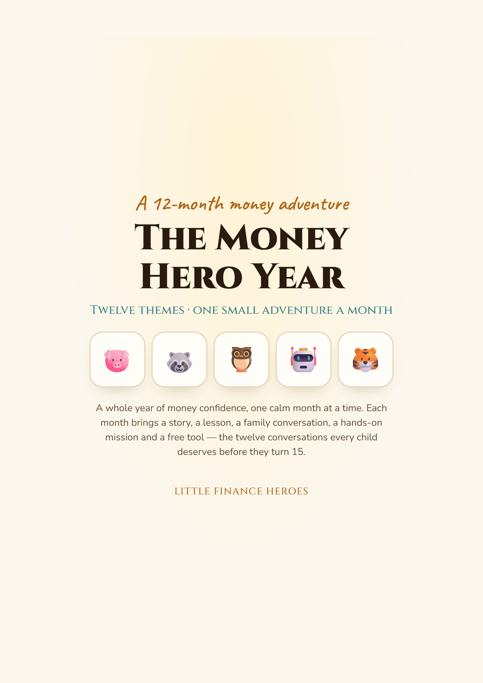 The Money Hero Year cover