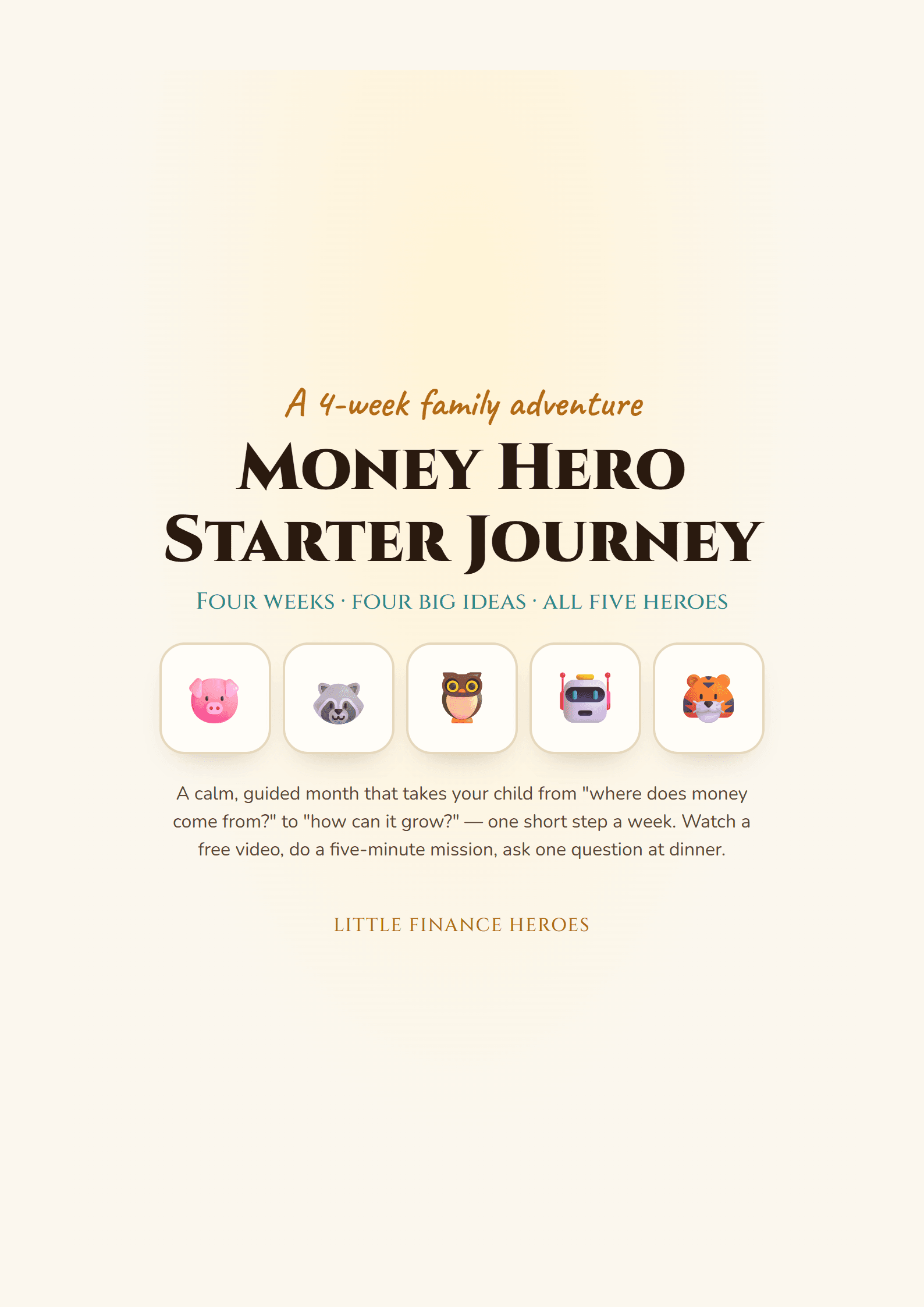Money Hero Starter Journey cover