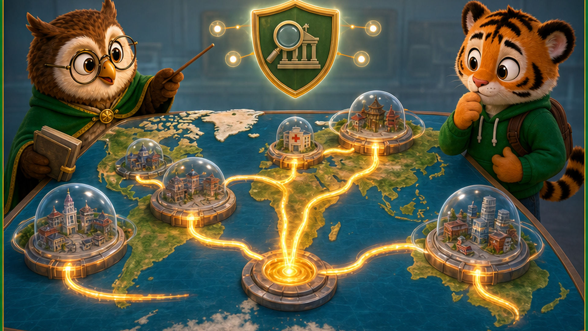 A world map: tax systems look different from place to place