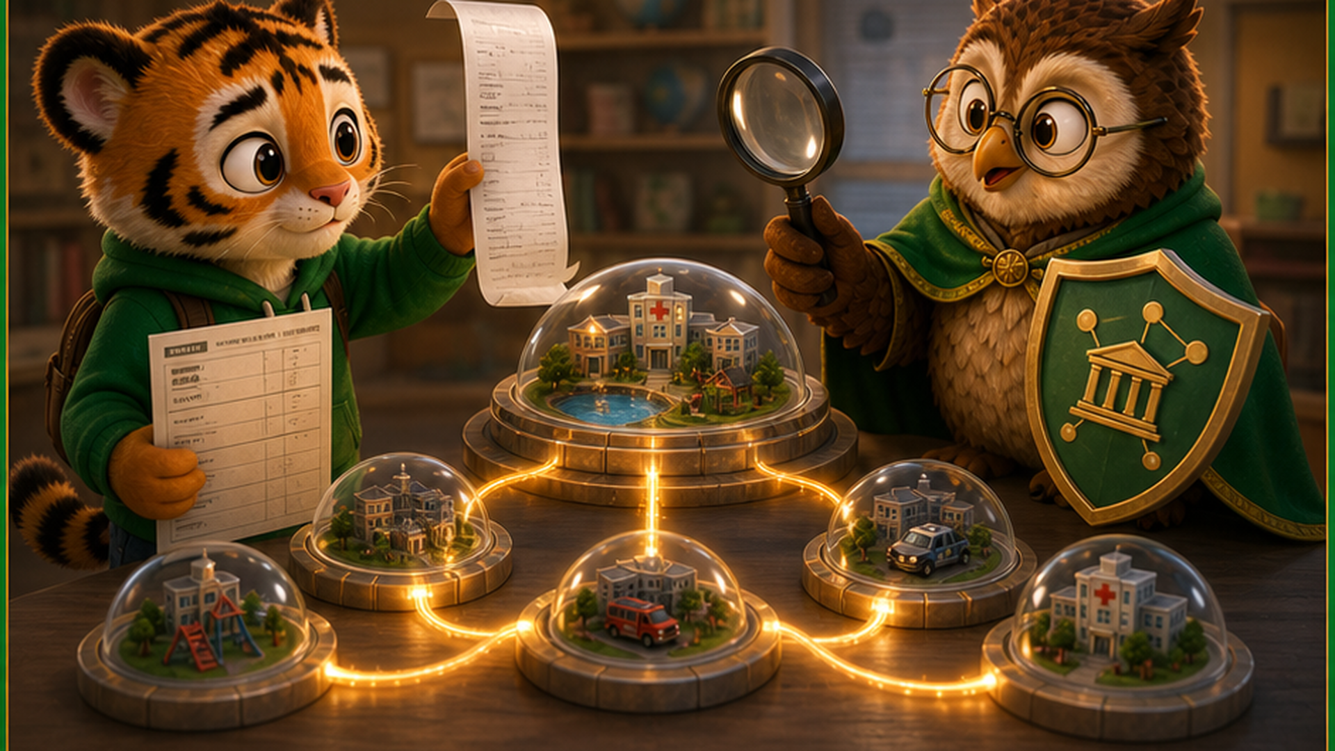 Following the money: base → rule → collection → budget choices